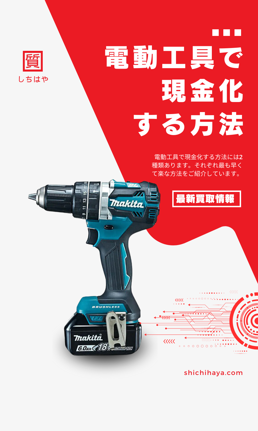 電動工具の買取と質預かりについて名古屋の質屋が解説